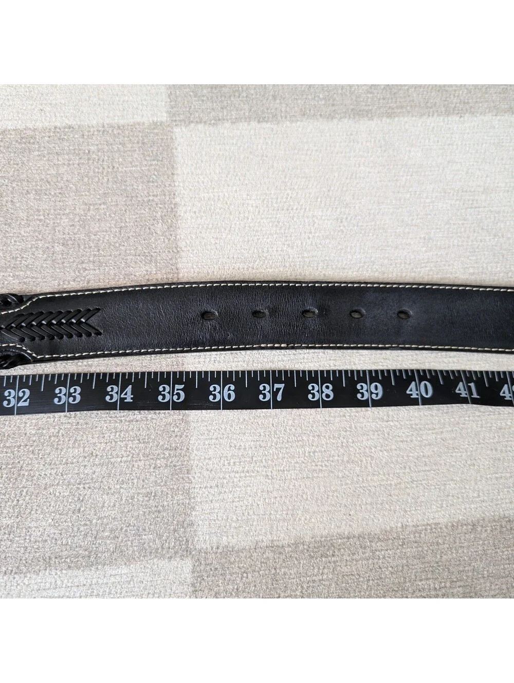 Vintage Nocona Belt Co. leather western belt - Size 38